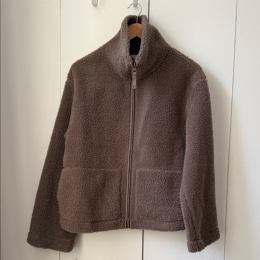 H&M Teddy Jacket in Brown